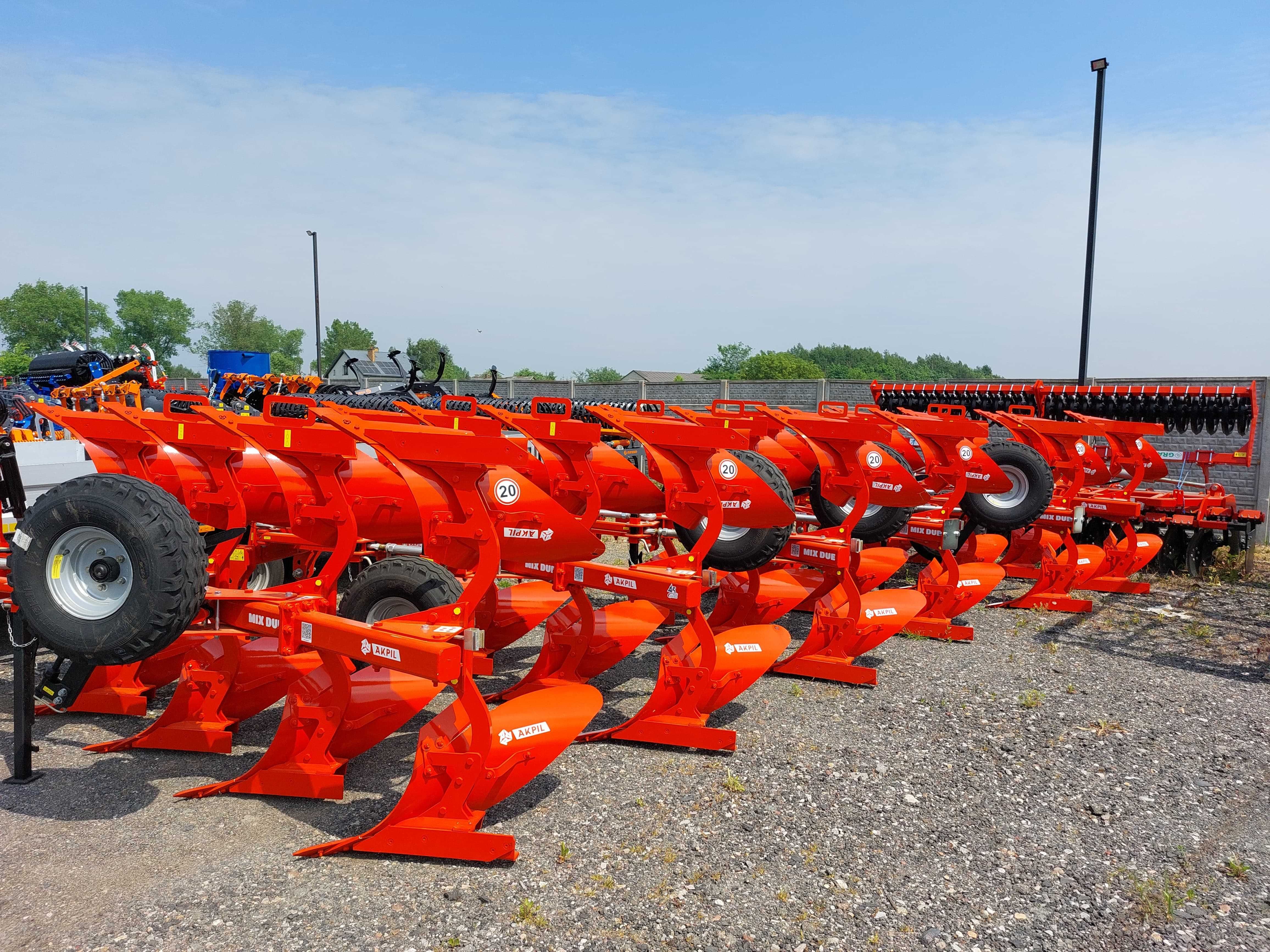 Pług obrotowy Akpil KM180 180R 3 4 5 skibowe kołek resor Viking Vario