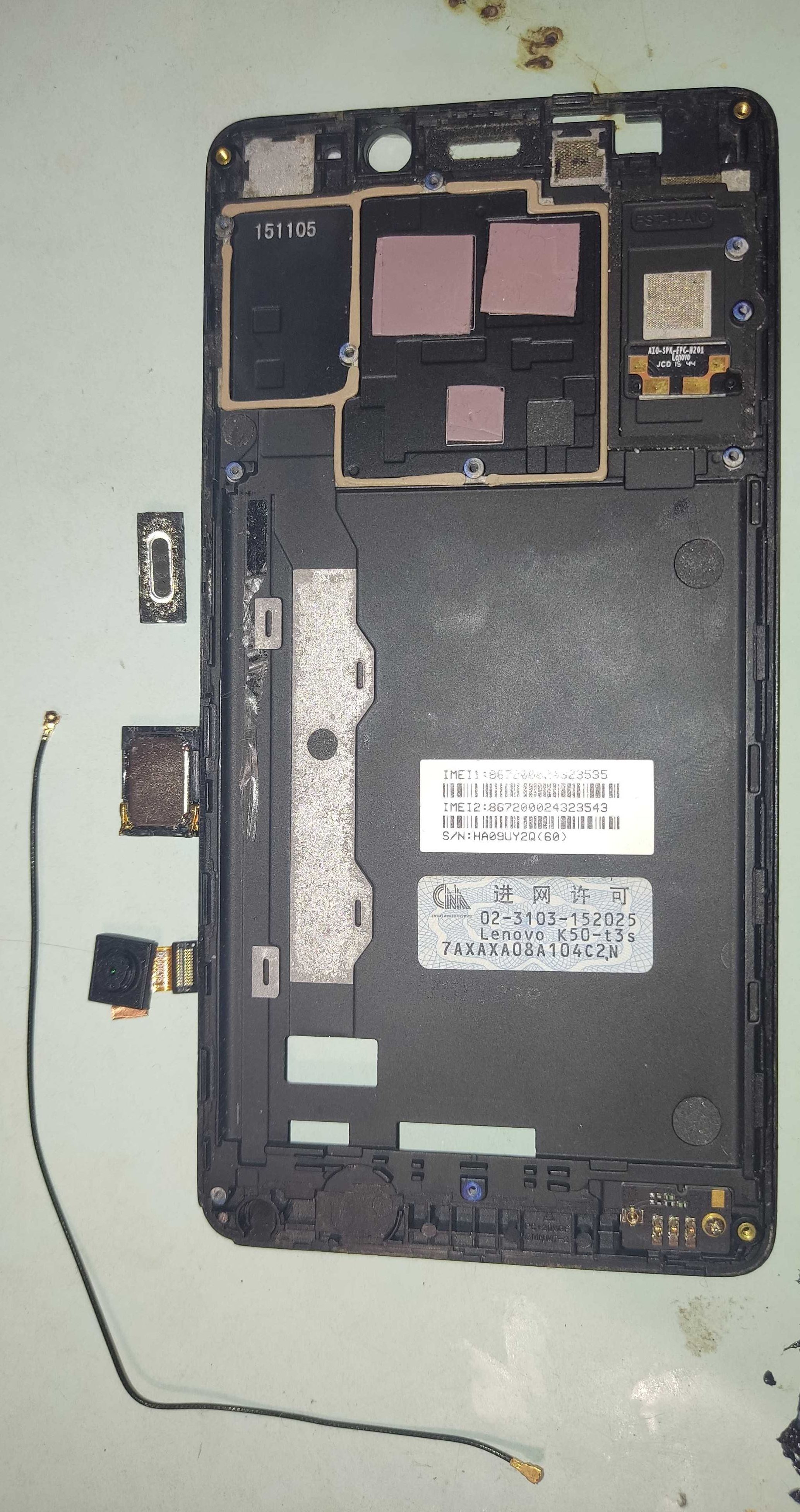 Плата телефона Lenovo k3 (k50 t3s) , аккумулятор, камера, корпус,