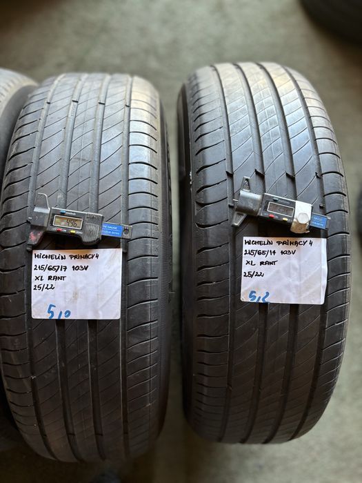 4x 215/65R17 103V MICHELIN PRIMACY 4 opona letnia 2022 XL RANT