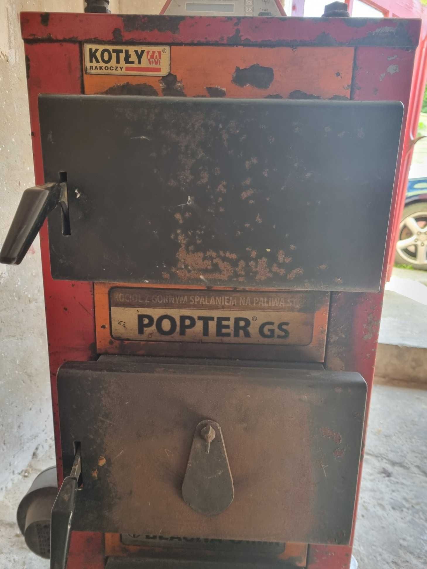 Piec Popter GS 10kW, drewno, węgiel
