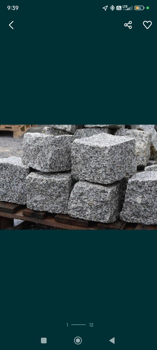 Parapety Strzegom Granit Kostka  Granitowa Grysy