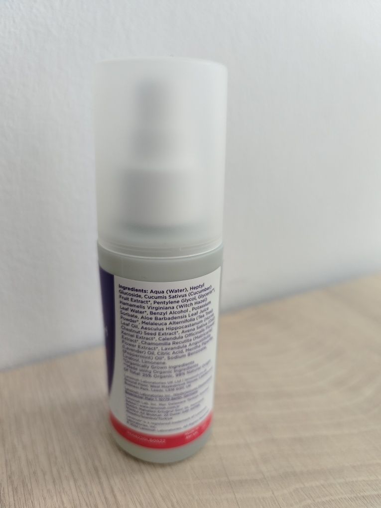 Lansinoh Organiczny spray przeciwbólowy i butelka poporodowa