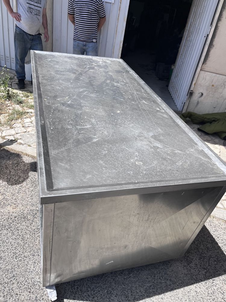 Bancada inox padaria