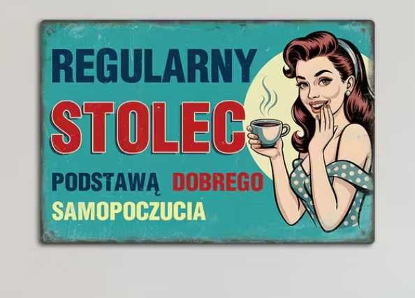 Nowa metalowa tabliczka