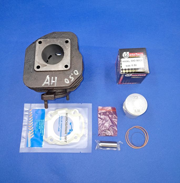 Поршневая ЦПГ HONDA DIO/ TAKT AF 24/27 2T  (Оригинал)