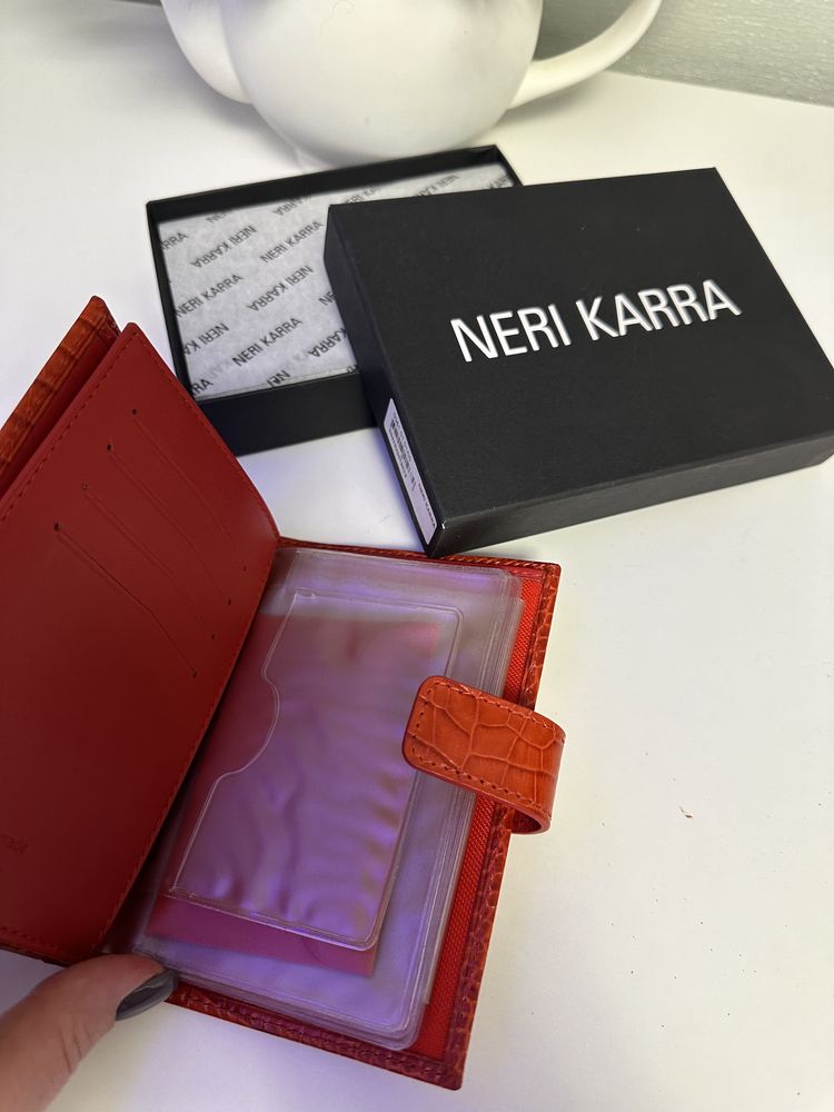 Шкіряна Обкладинка для паспорта та водійського посвідчення Neri Karra