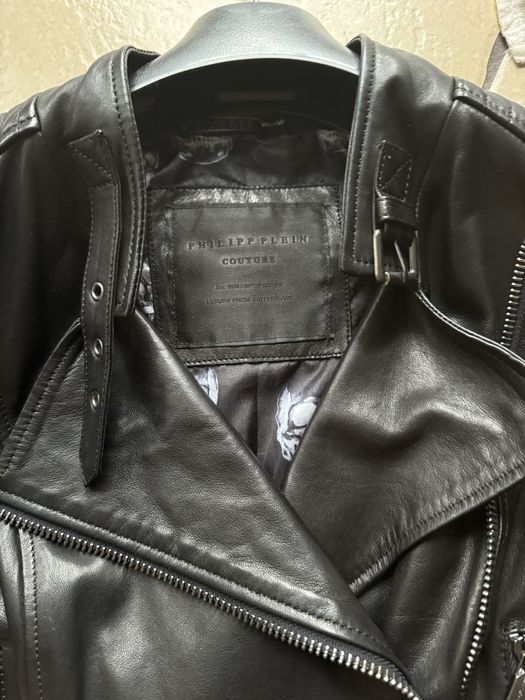 Philipp plein skórzana ramoneska damska r.s