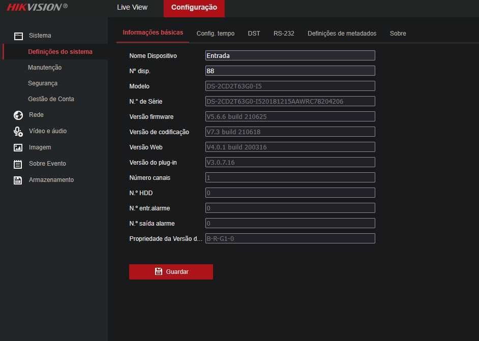 Kit Hikvision NVR DS-7608NI-K2/8P + Câmara DS-2CD2T63G0-I5 (PoE)