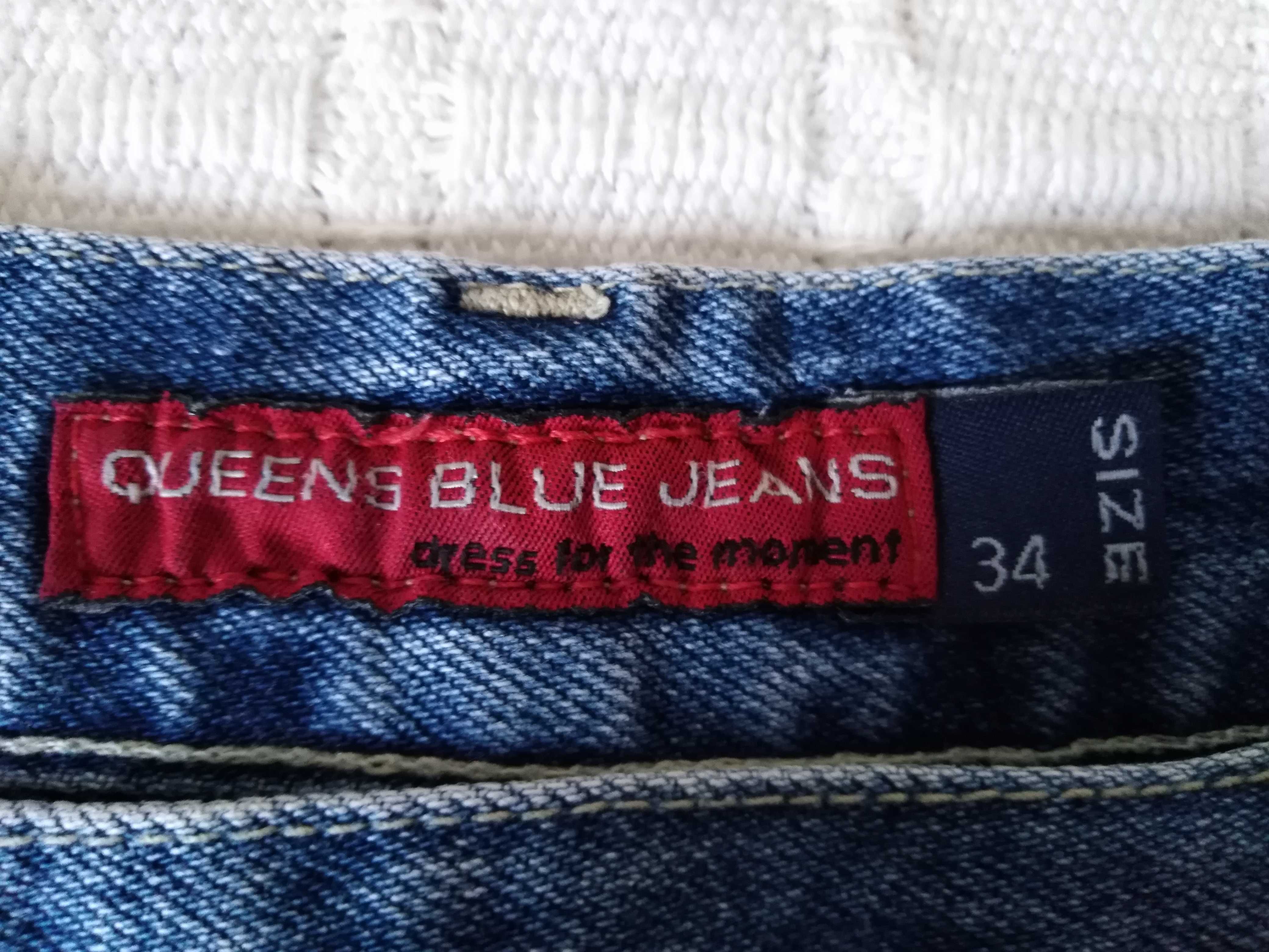 Saias Ganga Azuis Queen Blue Jeans 34