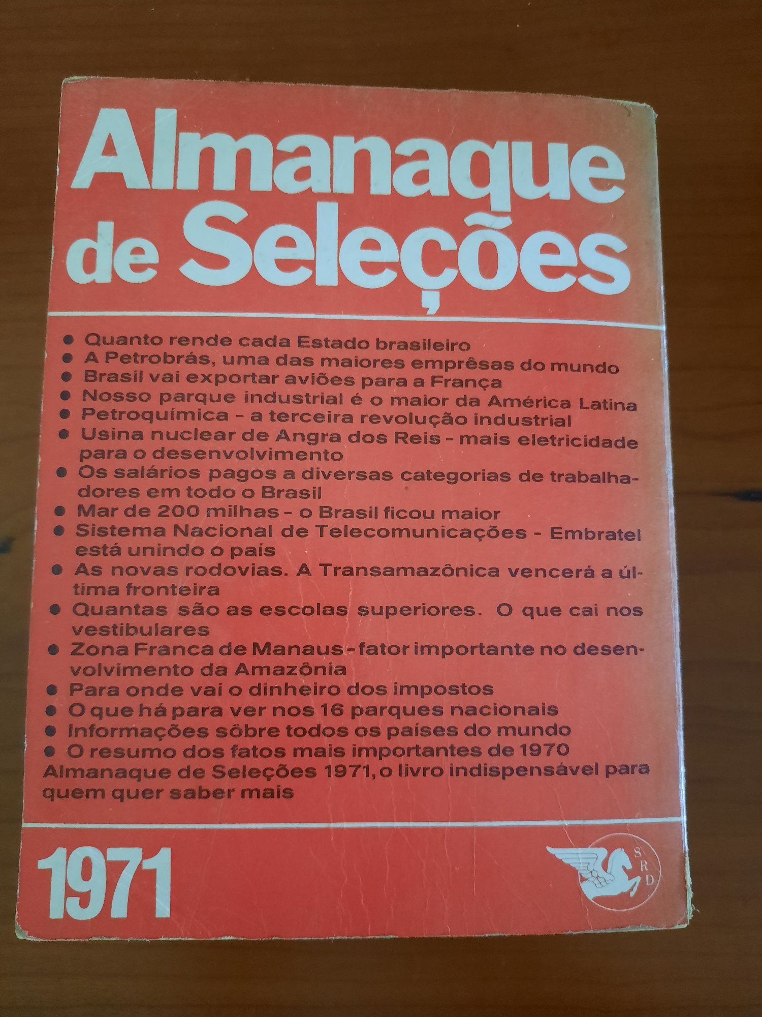 Almanaque de Seleções brasileira- a Enciclopedia Compacta 1971