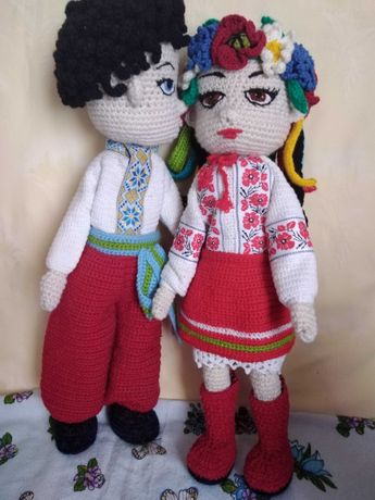 Куклы в украинских костюмах