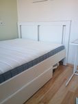 Łóżko Ikea Songesand 140x200 z materacem
