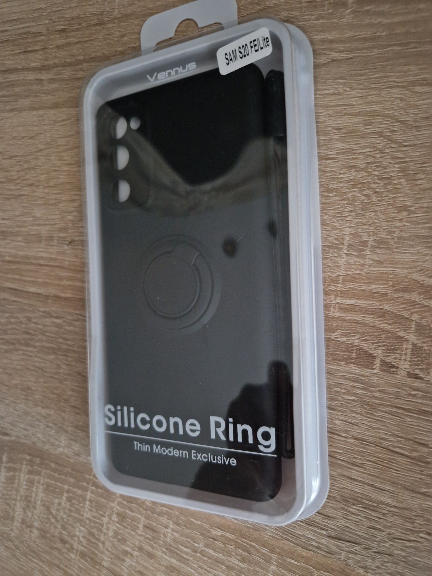 Vennus Silicone Ring do Samsung Galaxy S20 FE/Lite Czarny