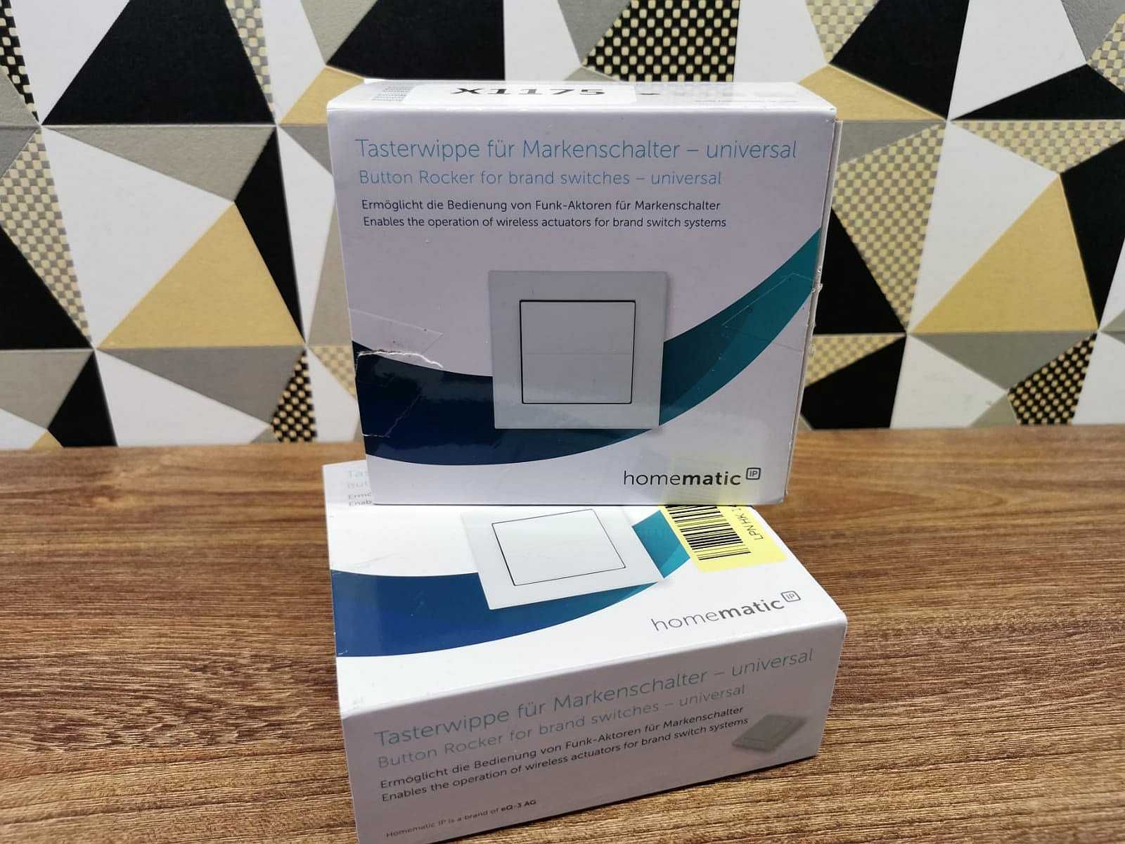 Adapter Przycisk 153003A0A przełącznik kołyskowy Homematic IP HmIP-BRU