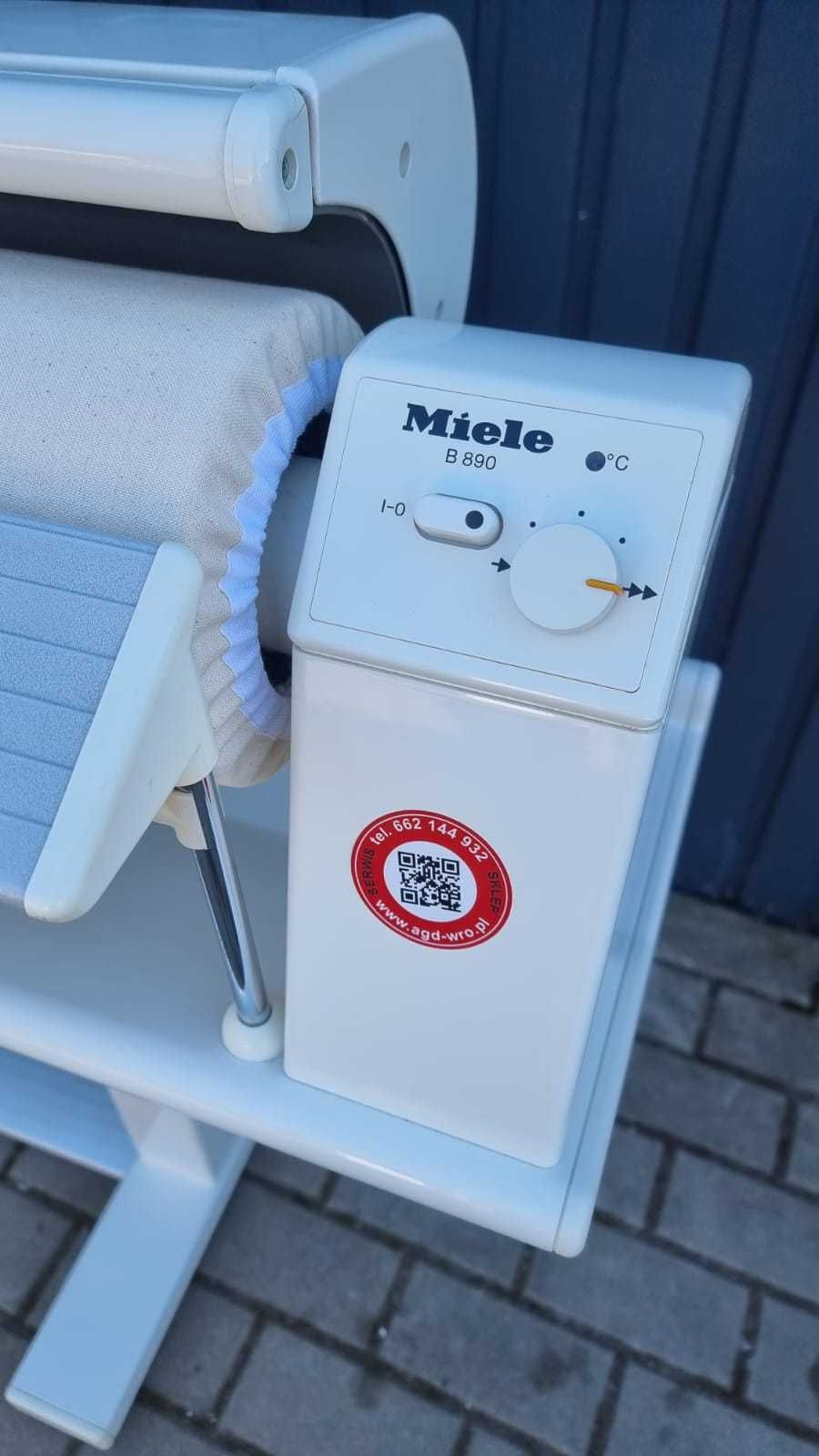 Magiel elektryczny, maglownica, prasowalnica Miele B 890, szer.aż 83cm