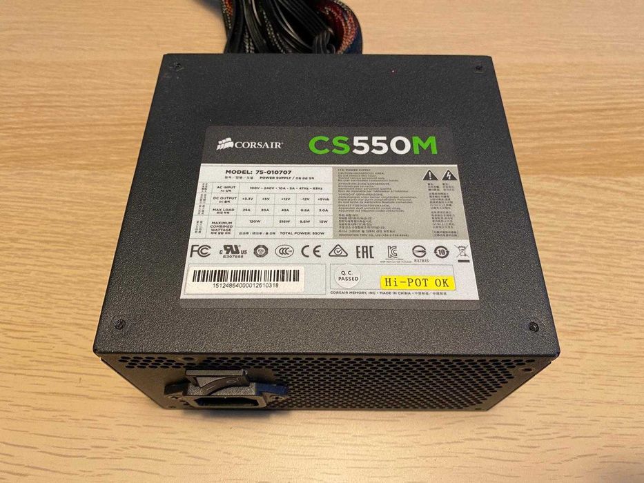FONTE CORSAIR CS550M 550W CS Series (Modular)