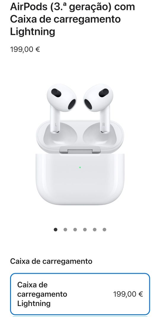 AirPods 3a geração