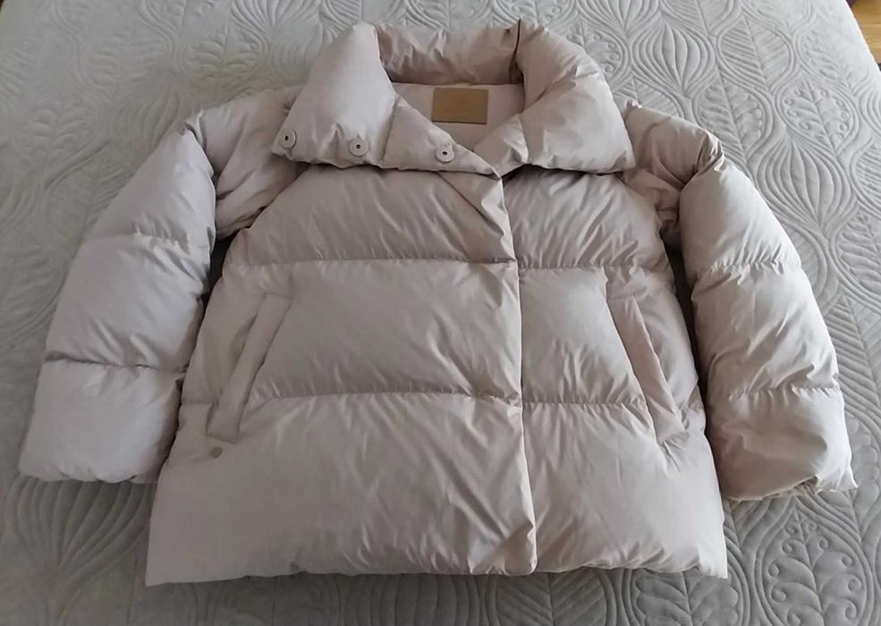 Massimo Dutti  -  Blusão de plumas naturais