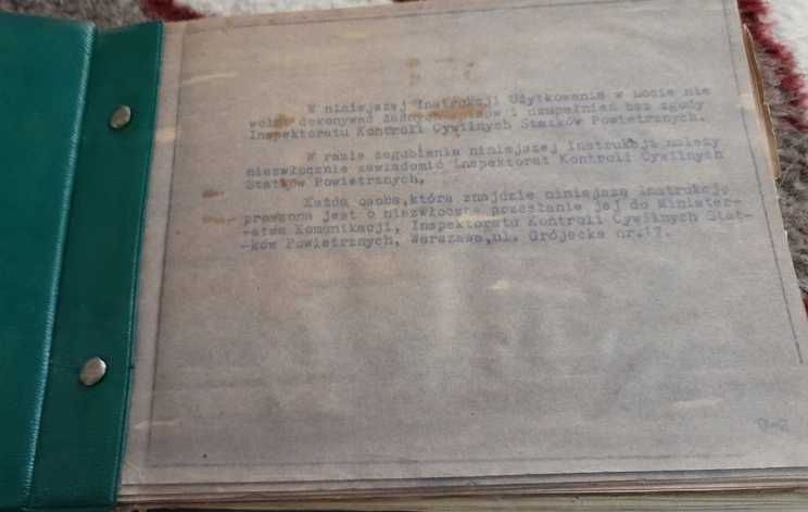 Szybowiec SZD-9 bis Bocian 1 E Instrukcja użytkowania