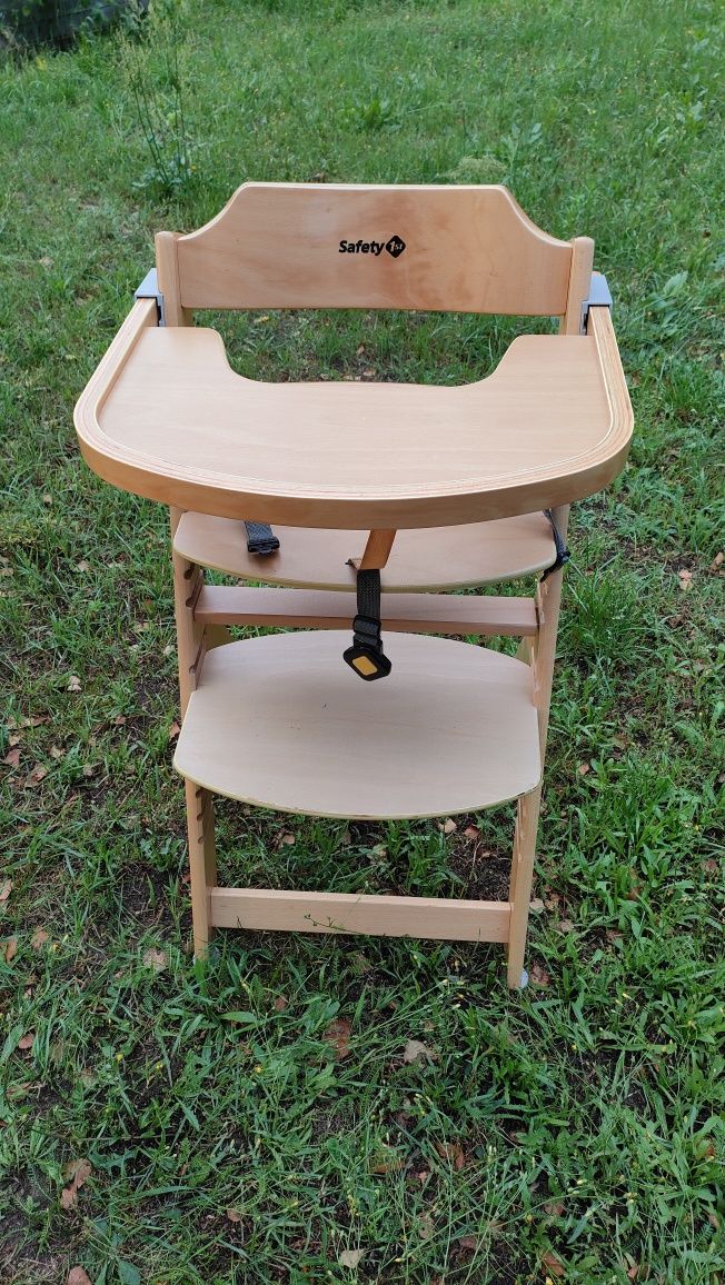 Krzesło do karmienia Safety 1st Timba drewno + wkladki