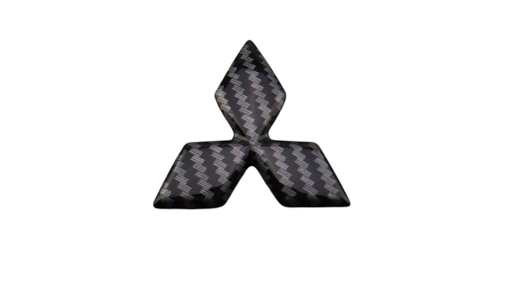 Емблема Mitsubishi на капот/решітку/багажник/руль (пластик,на скотчі)