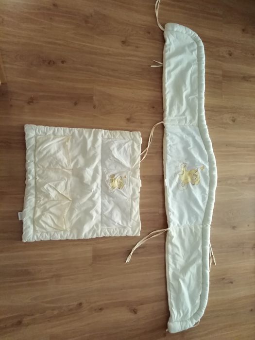 Ochraniacz na łóżeczko 180 cm +przybornik