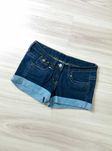 Szorty jeansowe damskie krótkie spodenki jeansy niebieskie denim 36