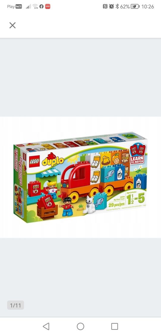 Lego Duplo w pudełku 2 zestawy