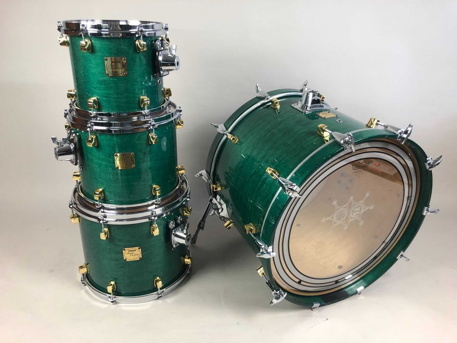 Perkusja Yamaha Maple Custom 22”/10”/12”/14” Turquoise