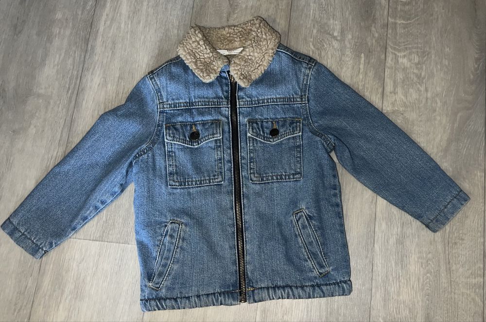 Утеплена джинсовка Marks & Spencer (M&S) для хлопчика 98р.