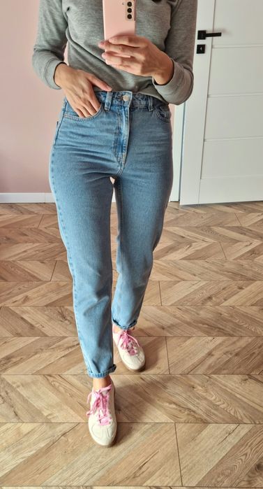 Jeansy spodnie mom fit Mohito xs 34