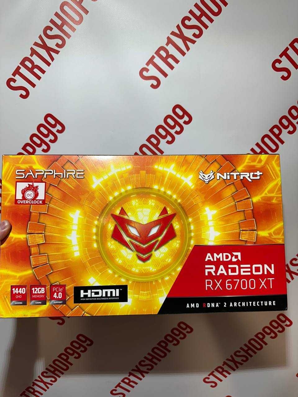 Sapphire Amd Radeon RX 6700 XT 12GB NITRO+, Гарантія!