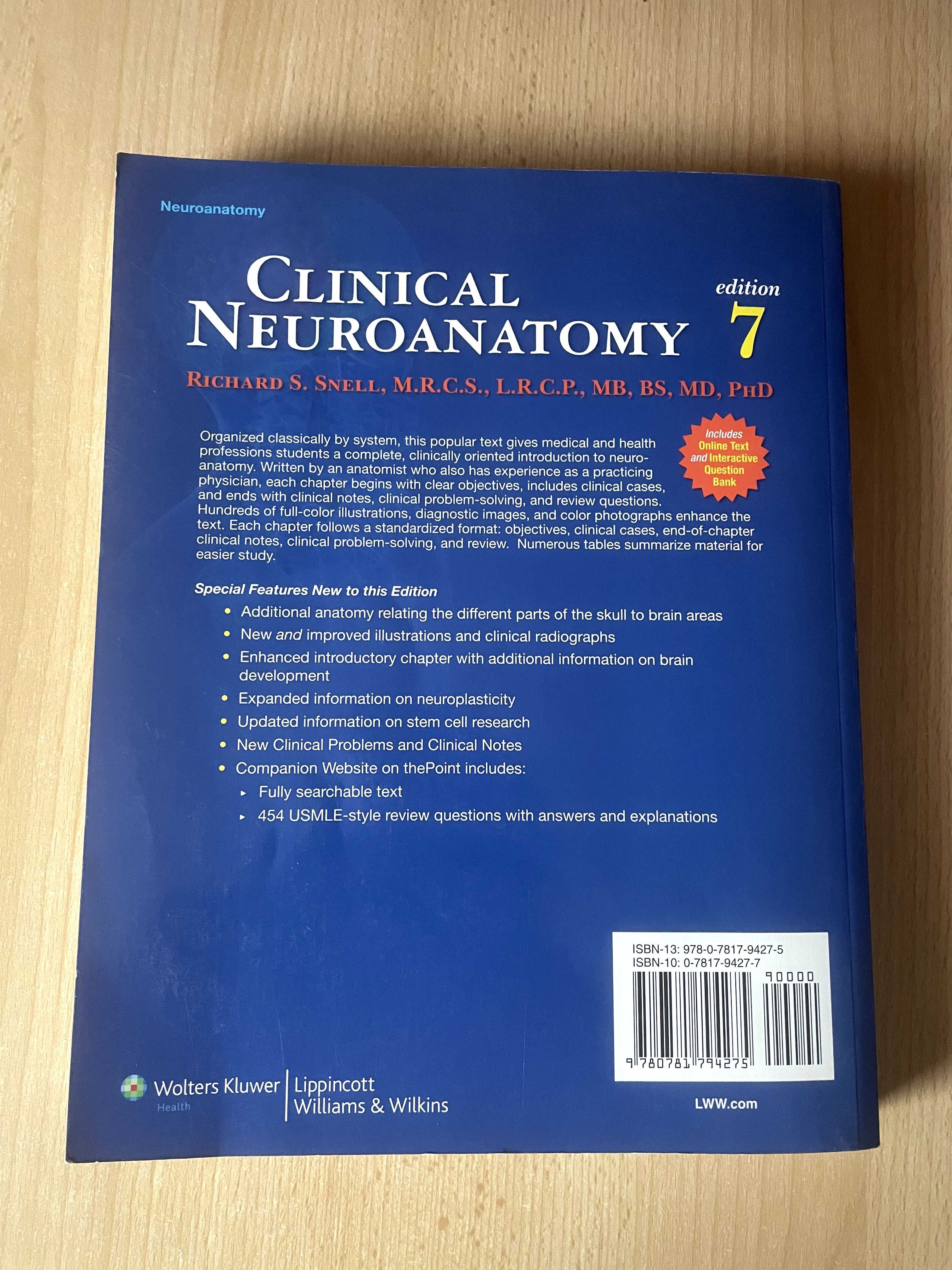 Neuroanatomia kliniczna (Clinical Neuroanatomy 7th Edition, Snell)