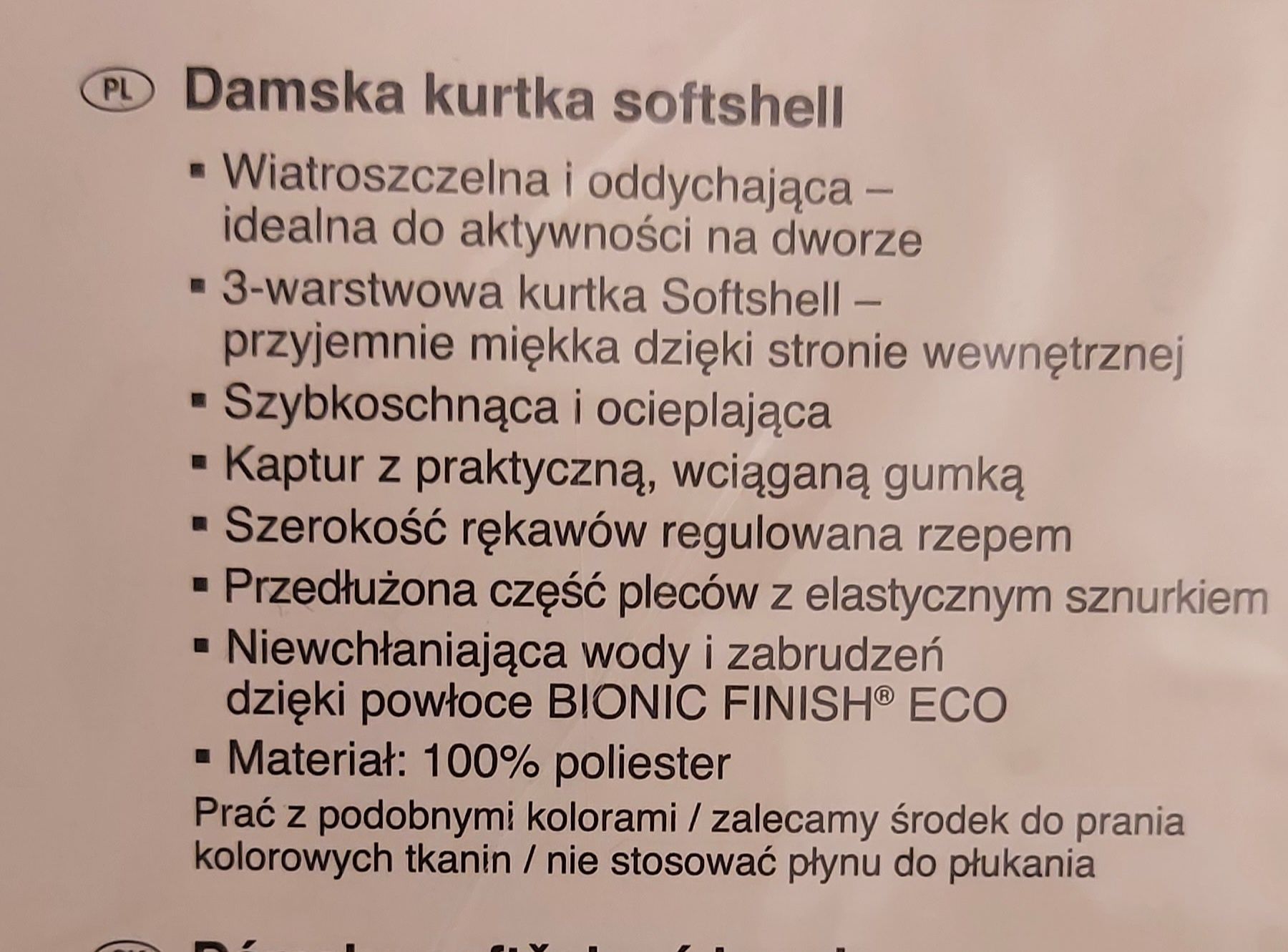 Kurtka softshell damska żółta CRIVIT r.36/38 roz. S