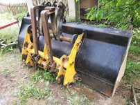 Szybkozłącze do JCB 3CX/4CX z widłami i łyżką