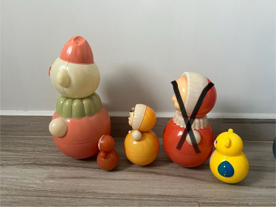 неваляшка СССР   целлулоид   14см 8см