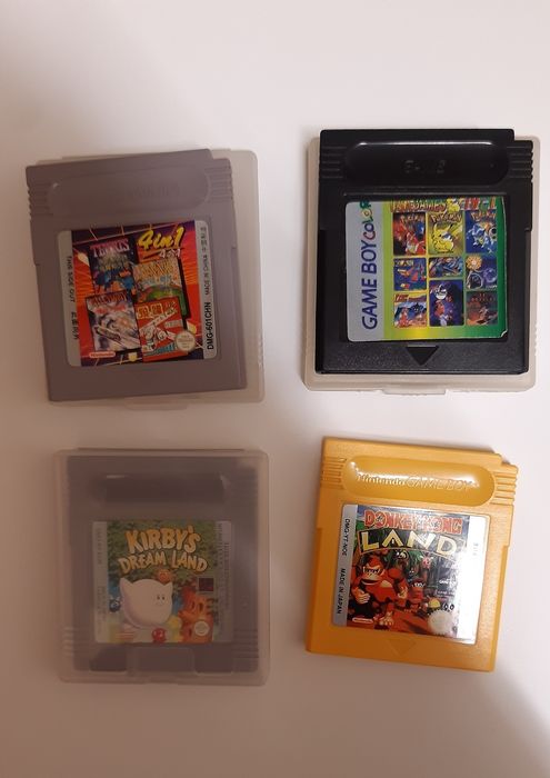 Game Boy DMG-001 Original + 4 jogos