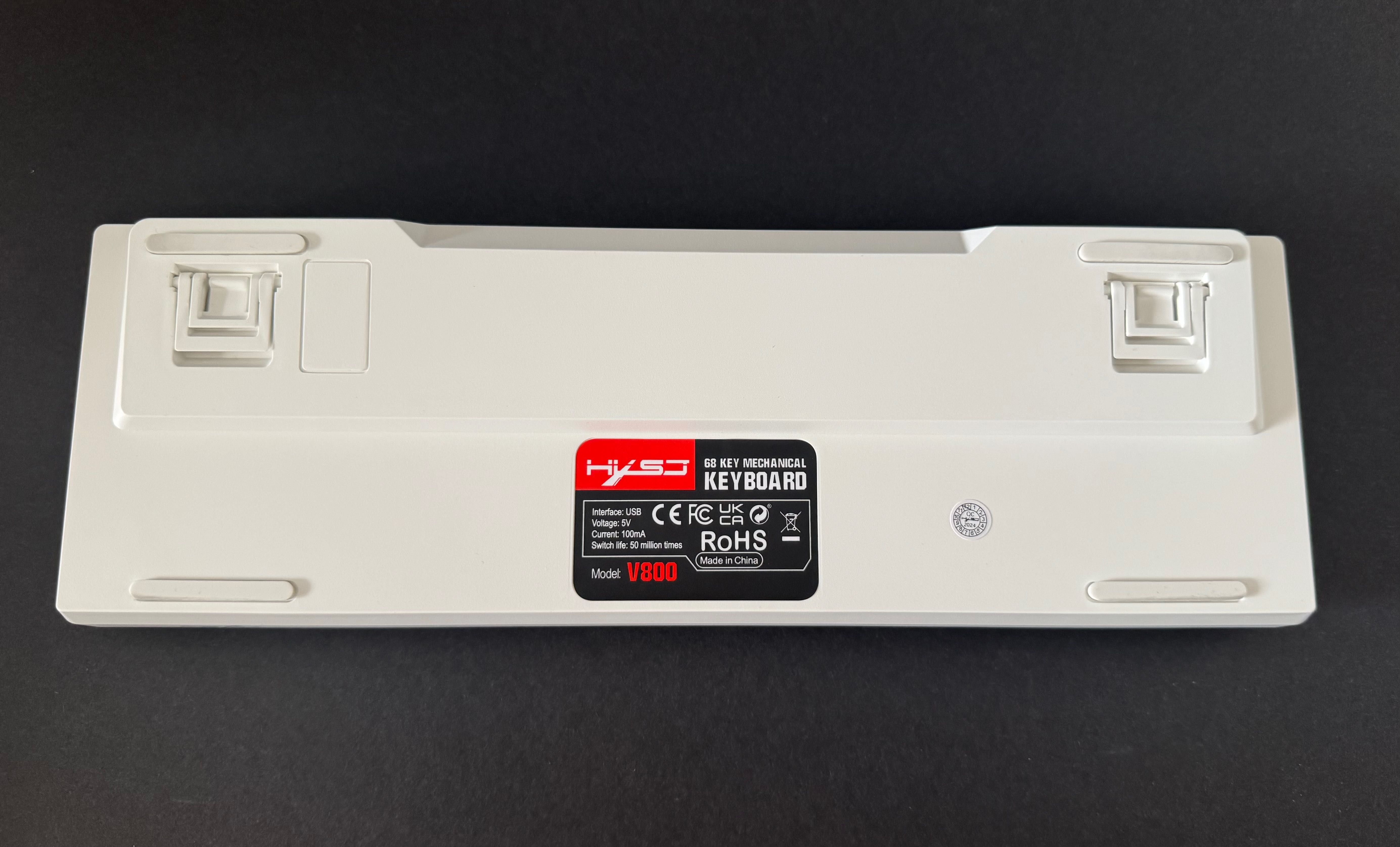 PROMOCJA!! Klawiatura gamingowa mechaniczna 68 klawiszy RGB Red Switch