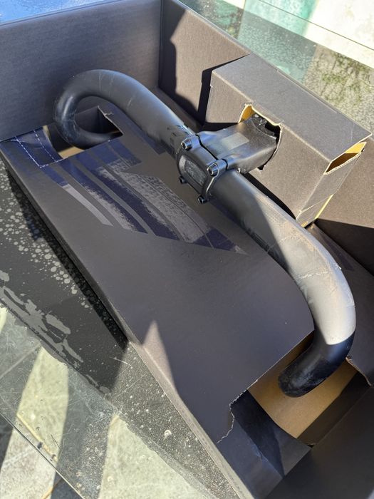 Guiador carbono + avanço