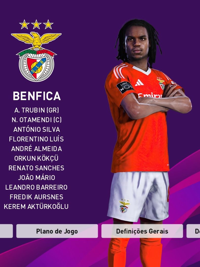 Pen Drive com Season Update 2025 para PES 2020 Ps4/Ps5