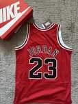 Czerwona Koszulka Koszykarska NBA Bulls Michael Jordan #23
