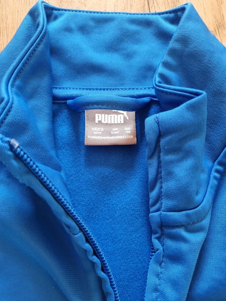 2 szt. Bluza rozpinana r. 116 Puma, straż pożarna z kapturem