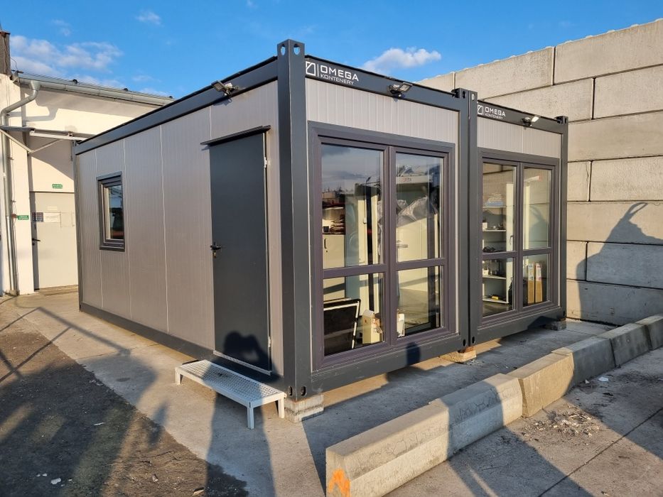 Kontener mieszkalny całoroczny / Kontener ocieplony / Pawilon handlowy