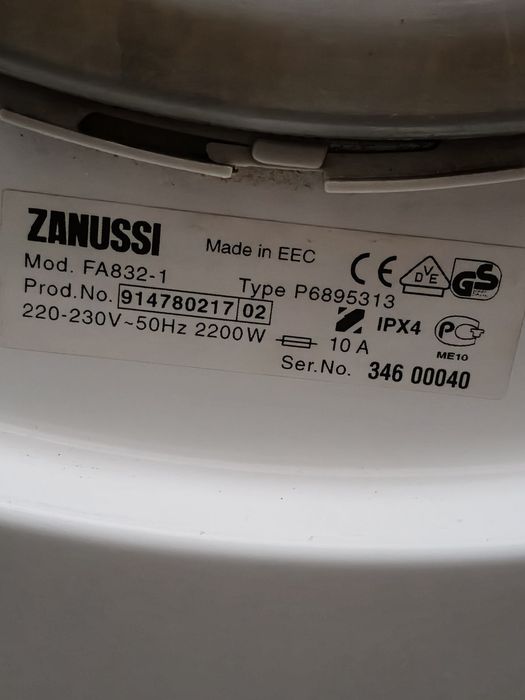 Продам пральну машину Zanussi