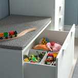banco de arrumação para brinquedos SMÅSTAD Ikea