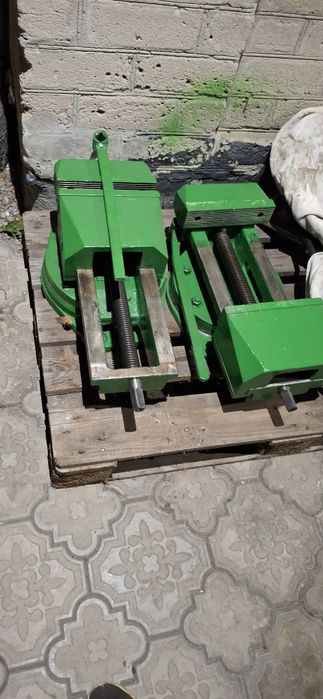 Станочные тиски, лещата, тески 25см, 250мм поворотные