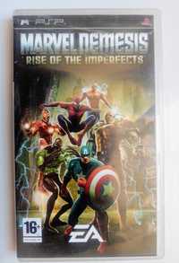 PSP caixa de jogo Marvel Demesis The Rise of imperfect.