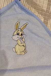 W16 ręcznik niemowlęcy ręcznik z kapturkiem kapturem dla dzieci królik