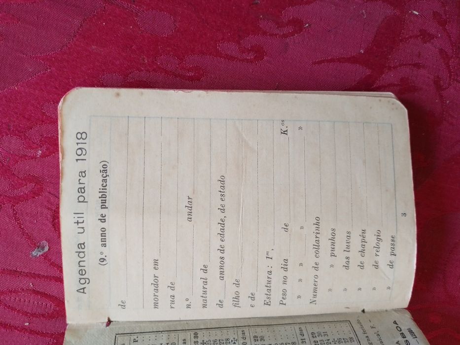 Deseja uma Agenda util-1918?Livraria Interna.-10E-Sino antigo7EDesde2E