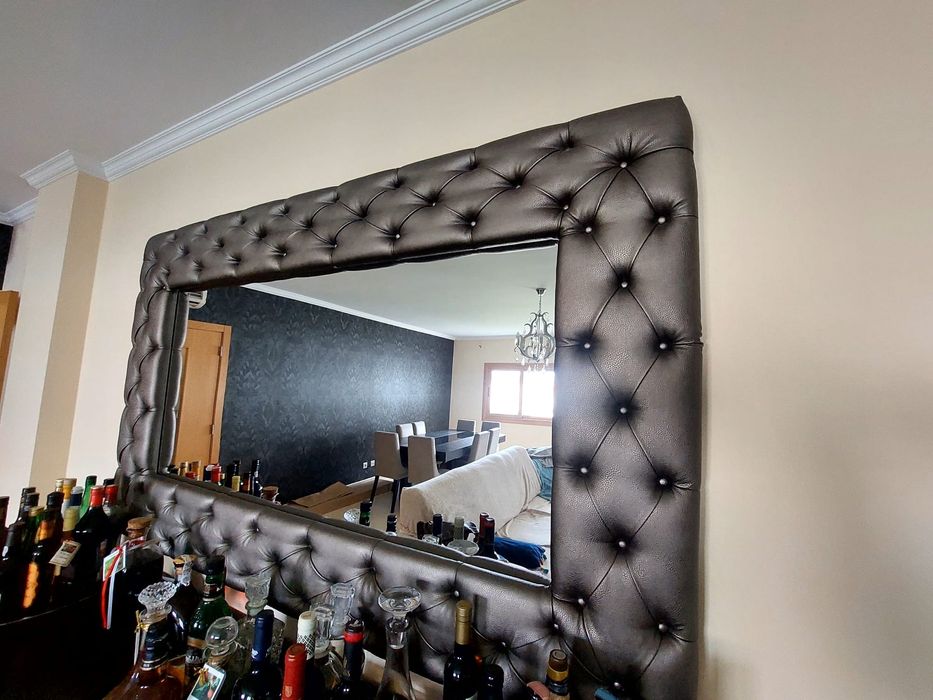 Espelho Parede Estofado